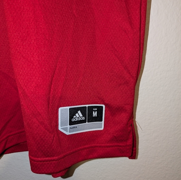 Adidas Women’s Nebraska Cornhuskers Red Football Jersey Blank Large New MSRP$120 - Picture 3 of 5